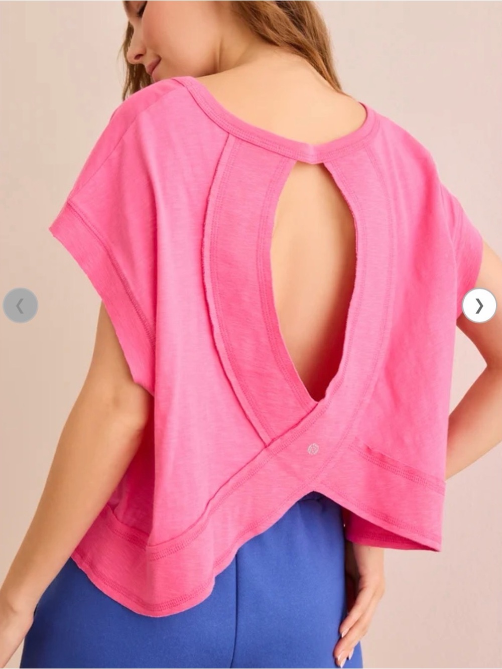 AS REVIVAL altar'd state In Motion Circle Back Tee pink